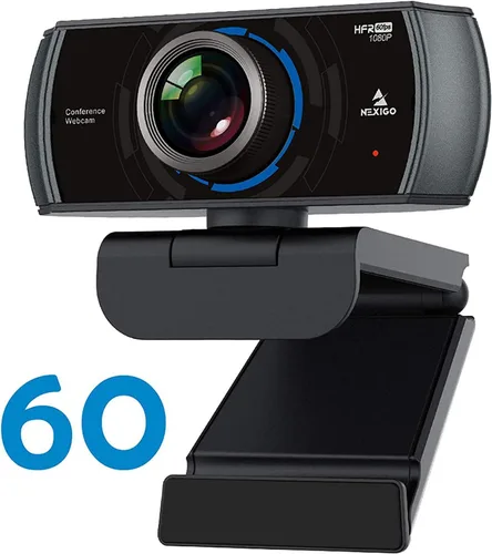 Vista 13 de NexiGo Iris, cámara web 4K AI con sensor de 1/1.8 pulgadas, memoria flash integrada, HDR, PiP, control estilo DSLR, encuadre/seguimiento automático