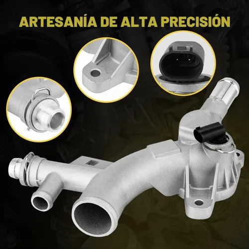 Vista 5 de Kit de salida de agua de carcasa de refrigerante de motor de aluminio