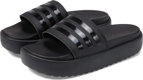 Vista 4 de adidas Sandalias de plataforma Adilette para mujer