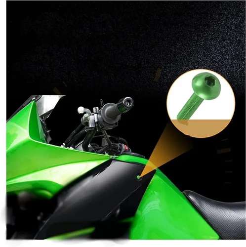 Vista 8 de Kit de tornillos de carenado CNC para motocicleta, 155 piezas, tornillos para Yamaha Tenere 700 T700 XTZ 700 YZF XJR FJR 1300 MT09 MT07 XJ6 TMax FZ8