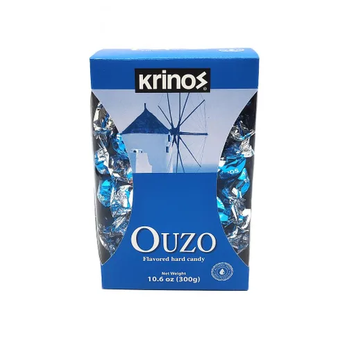Vista 6 de Krinos Ouzo Candy – Favorito griego – Golosina con sabor a canela – Delicioso caramelo duro – Todos los sabores naturales – No contiene alcohol ni