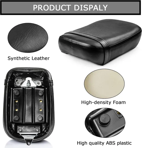 Vista 3 de PSLER Cojín para asiento trasero de pasajero para Shadow Aero VT750C 2004-2023 Reemplazo del asiento del pasajero trasero diseñado