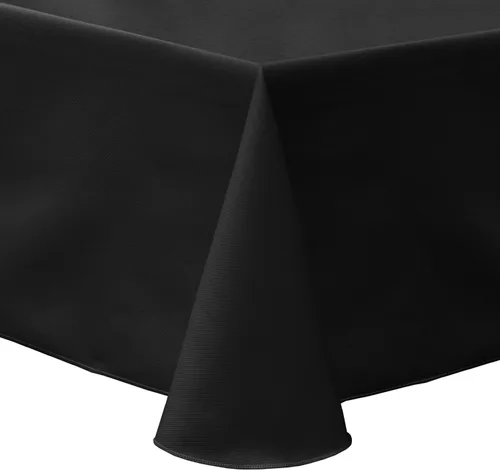 Vista 26 de ULTIMATE TEXTILE Mantel ovalado de sarga de polialgodón (72.0 x 118.1 in), color blanco
