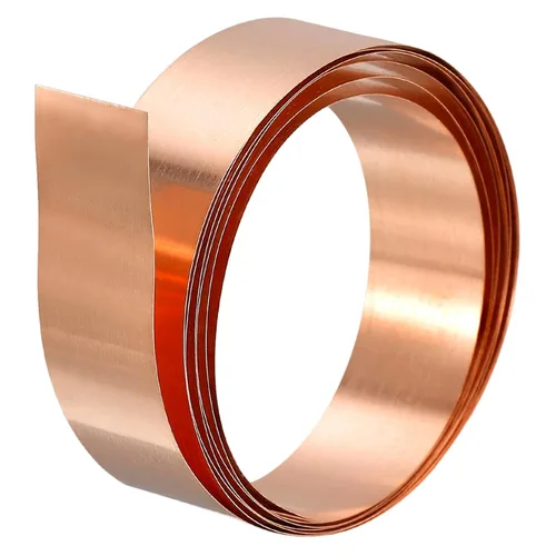 Vista 8 de uxcell Rollo de hoja de cobre, placa 3,280.8 ft m x 16.4 ft m x 1.6 ft m de la hoja del metal