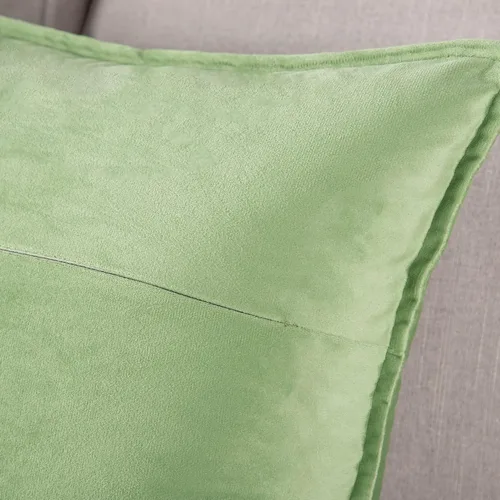 Vista 2 de MADIZZ Juego de 2 fundas de almohada decorativas de terciopelo súper suave con borlas, estilo de lujo, funda de almohada para sofá y dormitorio