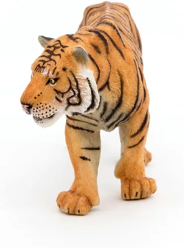 Vista 6 de Papo -Pintado a mano - Figurita -Wild Animal Kingdom - Tigre -50004 -Coleccionable - para niños - Adecuado para niños y niñas- a partir de 3 años