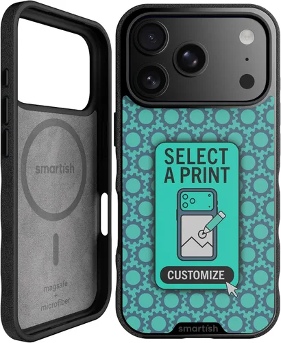 Vista 87 de Smartish iPhone 11 Pro Max Slim MagSafe, Gripmunk, agarre magnético delgado Asunto de corbata negra (MagSafe)