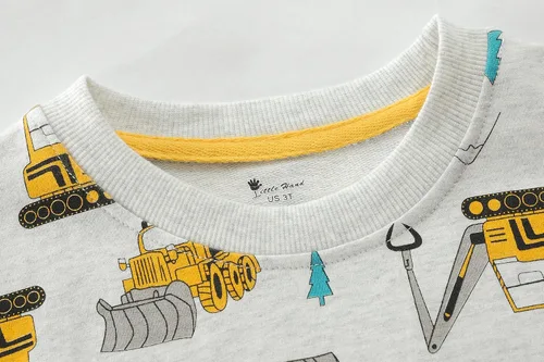 Vista 2 de Little Hand Sudaderas de dinosaurio para niños de 2 a 7 años