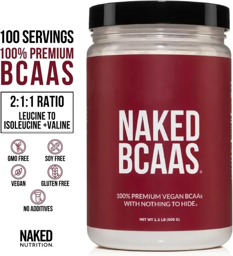 Vista 2 de Paquete de Aminoácidos Naked Naked Naked sin sabor + Aminoácidos Eaas desnudos sin sabor en polvo, vegano, todos los aminoácidos esenciales