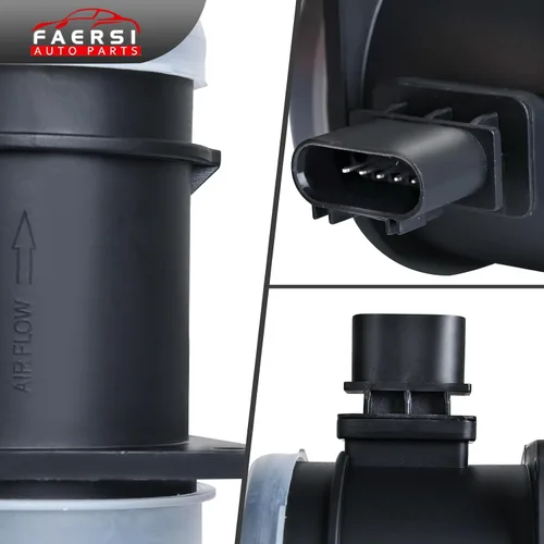 Vista 91 de Medidor de sensor de flujo de aire masivo MAF compatible con Ford con E-150 4.6L, 5.4L 2004-2014, para Ford E-150 Club Wagon 5.4L Reemplazo