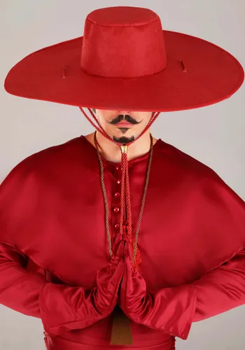 Vista 3 de Disfraz de Inquisidor Rojo para Adultos Multicolor