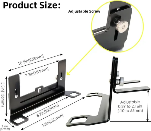 Vista 3 de ISOFIX - Soporte de interfaz universal para asiento de automóvil, kit de montaje de anclaje de asiento infantil ISOFIX con conector de cinturón