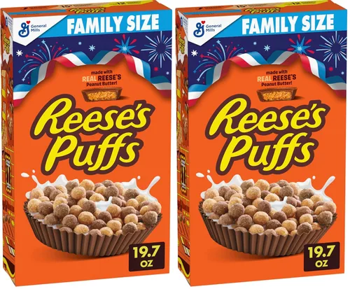 Vista 10 de Reese's, - Cereales de mantequilla de maní para el desayuno, 11.5 onzas