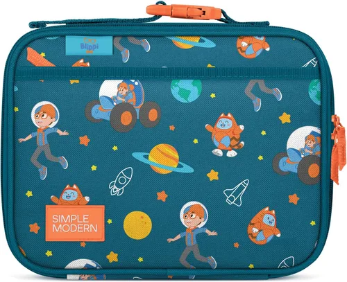 Vista 15 de Simple Modern Fiambrera para niños y bolsa de almuerzo aislada para la Campos de unicornio