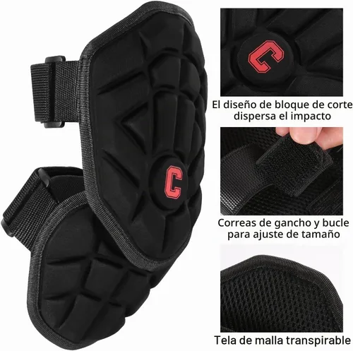 Vista 6 de Cienfy Bat's - Coderas de béisbol para jóvenes y adultos, coderas, protector de antebrazo