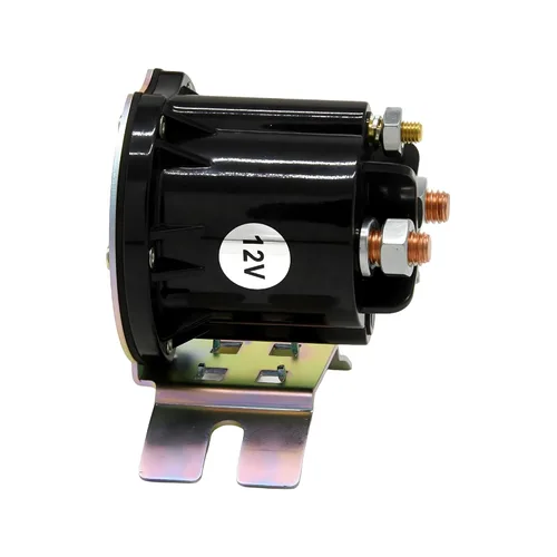 Vista 7 de Interruptor de relé solenoide de arranque de 12 V, contactor de trabajo intermitente, 3 terminales, corriente de 150 A, máximo 800 A, con tuercas