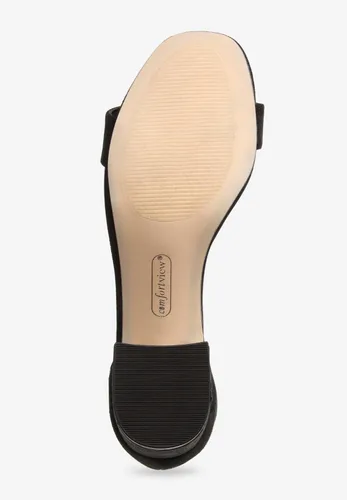 Vista 4 de Comfortview - Sandalias anchas para mujer Negro