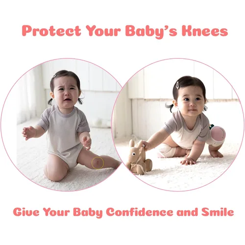 Vista 2 de Almohadillas protectoras para rodillas para bebés (piña)