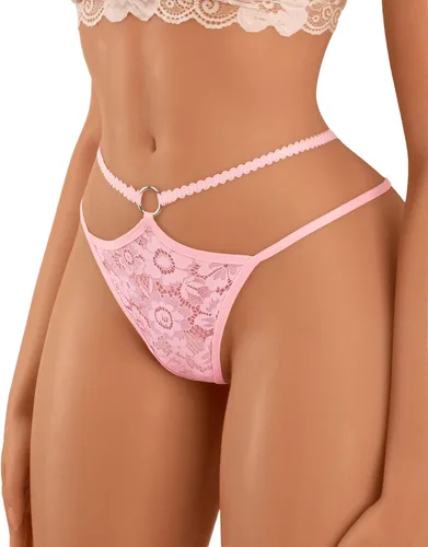 Vista 8 de Ropa interior con purpurina transpirable con encaje sexy para mujer