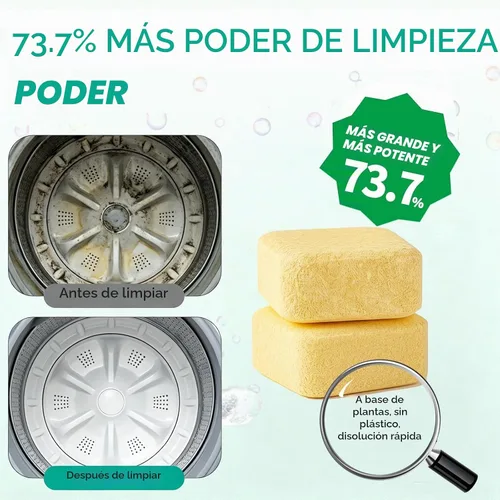 Vista 3 de BLASTIX Limpiador de lavadora Fórmula ultra 73.7% más fuerte para dueños
