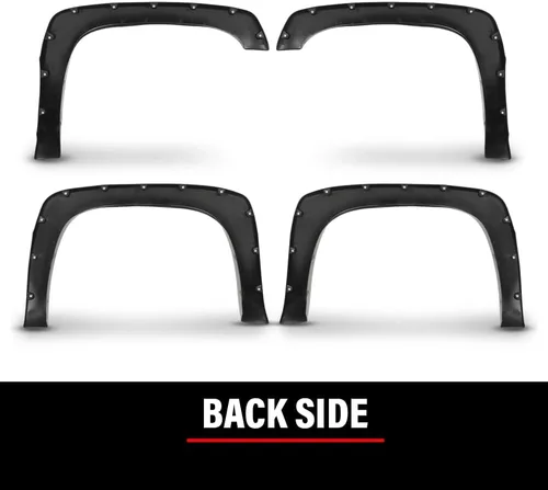 Vista 7 de G-PLUS Guardabarros 4 piezas, compatibles con Chevy Silverado/GMC Sierra 1999-06