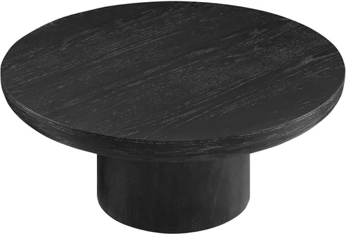 Vista 19 de Mesa auxiliar moderna de madera rústica de 2 niveles, mesas de noche compactas para sala de estar, mesita de noche rectangular minimalista