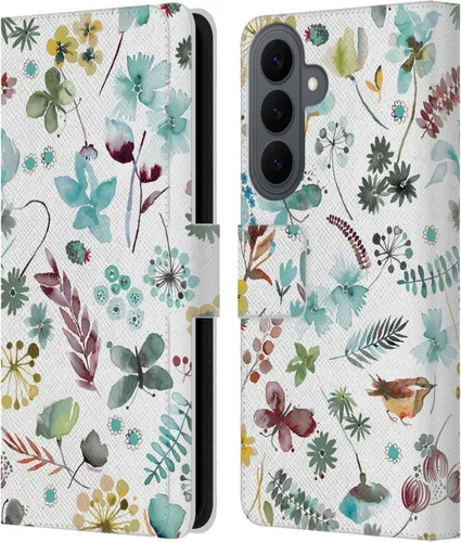 Vista 64 de Head Case Designs Officially Licensed Ninola Butterfly Nature Spring Floral Leather Wallet Case Compatible with Samsung Galaxy A07 4G