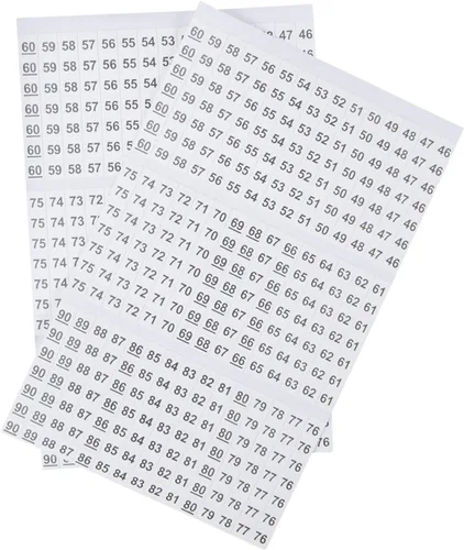 Vista 8 de Gardner Bender 42-027 - Folletos de bolsillo de Marcadores de alambre, 0-9, 42-027