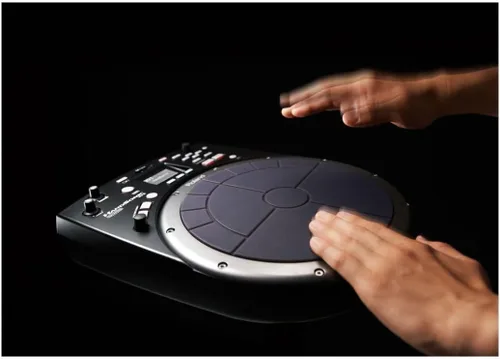 Vista 5 de Roland HPD-20 Instrumento digital de percusión manual, 3 pulgadas (HPD-20), multicolor 10-Inch Pad with 13 Velocity-Sensitive Zones, 850
