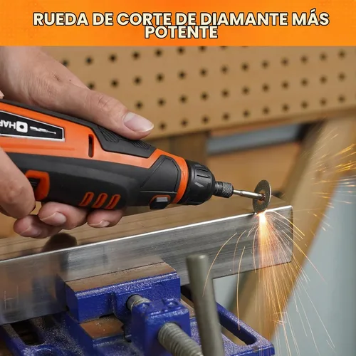 Vista 4 de HARDELL Kit de 508 piezas de accesorios para herramientas rotativas para bricolaje, brocas multiusos de 1/8" para herramientas rotativas, accesorios