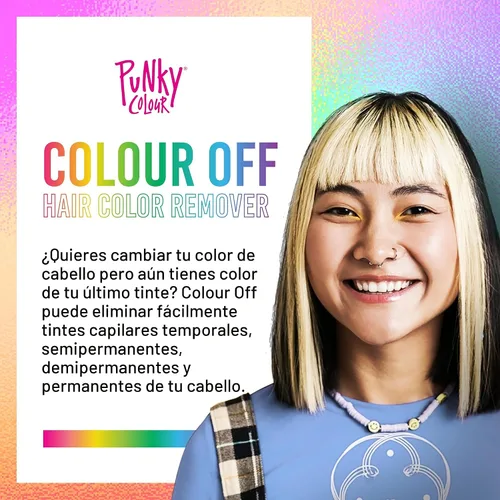 Vista 2 de Kit de Removedor de Tinte de Cabello Punky - Removedor de Tinte para el Cabello, Elimina de Forma Segura el Tinte Semipermanente y Permanente