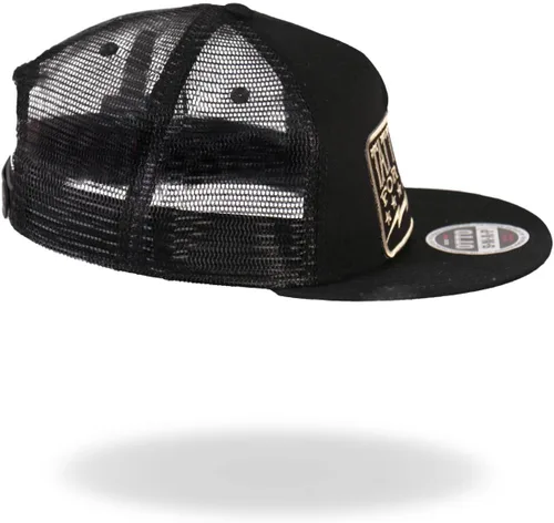 Vista 5 de Hot Leathers GSH2003 Tatuado de por Vida Calavera y Pernos Gorra Snap Back