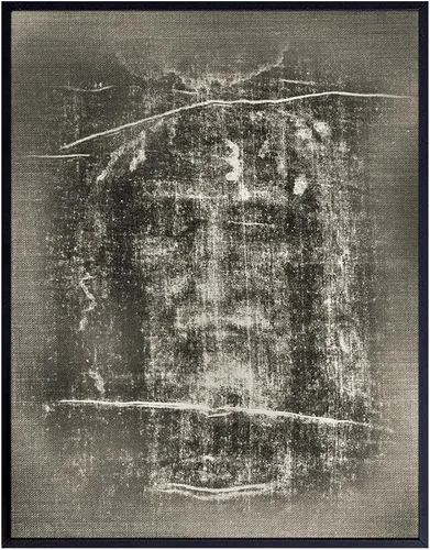 Vista 9 de Decoración de pared de Jesús - Jesucristo - Imagen de la Sábana Santa de Turín - Arte de pared con foto - Regalos católicos, decoración religiosa