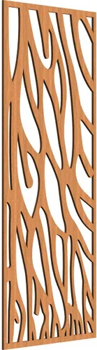 Vista 43 de 9 3/8"W x 24 3/8"H x 1/4"T Bristol Decorativos Paneles de Pared de Madera Calado, Cereza