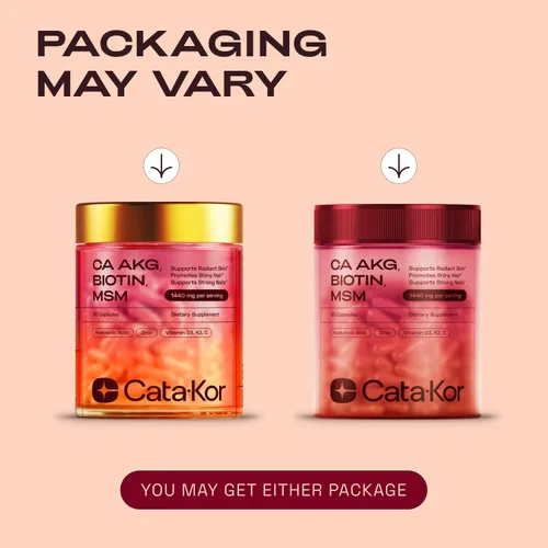Vista 9 de Cata-Kor Vitaminas para el cabello, la piel y las uñas para mujeres, suplemento capilar con biotina y colágeno, ácido hialurónico, calcio AKG, MSM
