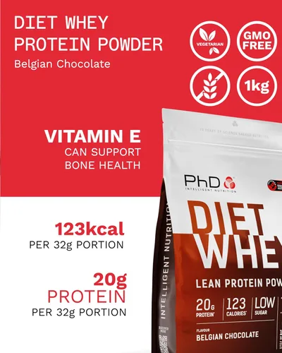 Vista 4 de PhD Suero Dietético 2.2 lbs Chocolate Belga