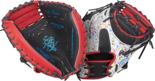 Vista 9 de Guantes de béisbol Heart of the Hide 2026 Top Grade US Steerhide Negro/Menta Pro H Web