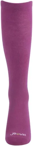 Vista 2 de JAVIE - Calcetines de compresión ligeros de lana merina, cómodos, graduados de 15-20mmHg, medias altas hasta la rodilla para mujeres y hombres