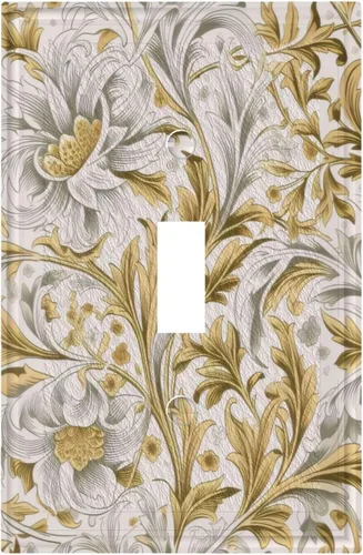 Vista 120 de Cubiertas de Interruptor de Luz Artísticas Decorativas Boho Figura Abstracta Interruptor de Pared Único Placa de Interruptor Decorativo Placa