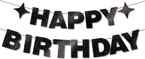 Vista 8 de Cartel de feliz cumpleaños para decoraciones de fiesta de cumpleaños (aguamarina)
