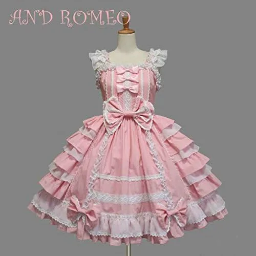Vista 2 de Disfraz de ángel sonriente para niña y vestido de princesa Lolita drapeado
