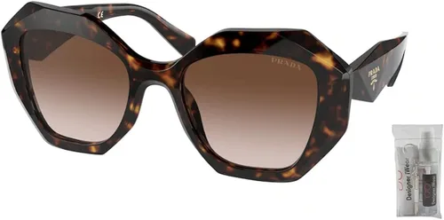 Vista 2 de Prada PR16WS Irregular Sunglasses for Women + BUNDLE with Designer iWear Complimentary Eyewear Kit