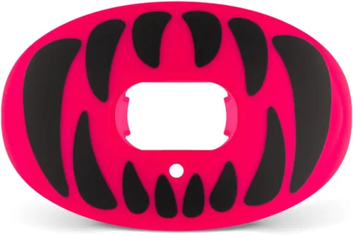 Vista 5 de Battle Oxygen Predator - Protector bucal de fútbol – Protector bucal deportivo de máximo oxígeno – Boquilla se adapta con o sin aparatos ortopédicos