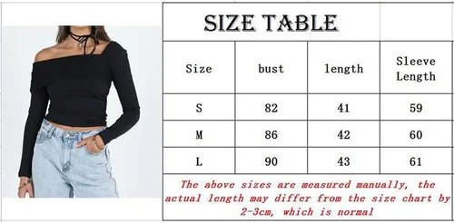 Vista 6 de Women Y2k One Off Shoulder Crop Tops Sexy Long Sleeve Ruched Slim Fit T Shirts Fitted Going Out Cropped Basic Tees