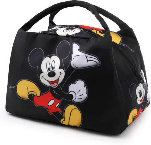 Vista 2 de Bolsa de almuerzo de anime para mujer, hielera aislada, bonita lonchera para el trabajo, picnic