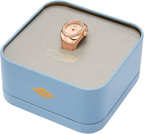 Vista 6 de Fossil Reloj de anillo de acero inoxidable de cuarzo para mujer