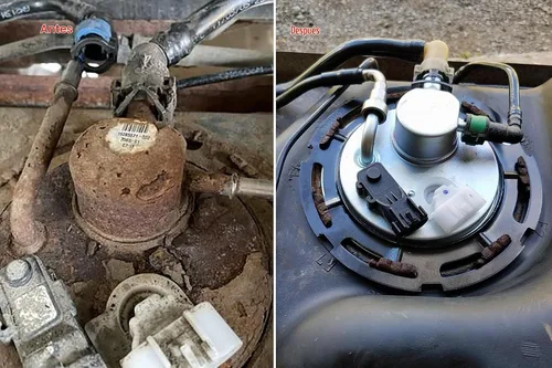 Vista 4 de Anillo de bloqueo de la bomba de combustible Sheisor, anillo de bloqueo de la unidad de envío del tanque de combustible de reemplazo compatible