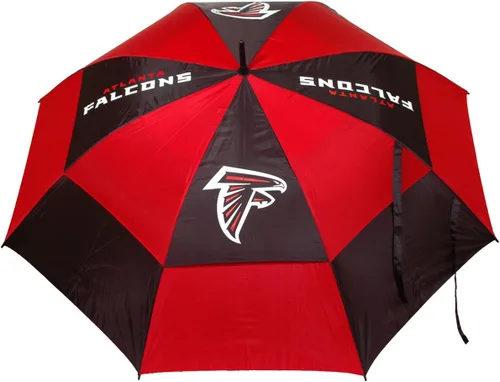Vista 7 de Team Golf NFL San Francisco 49ers - Paraguas de golf de 62 pulgadas con funda protectora, diseño de protección contra el viento de doble toldo