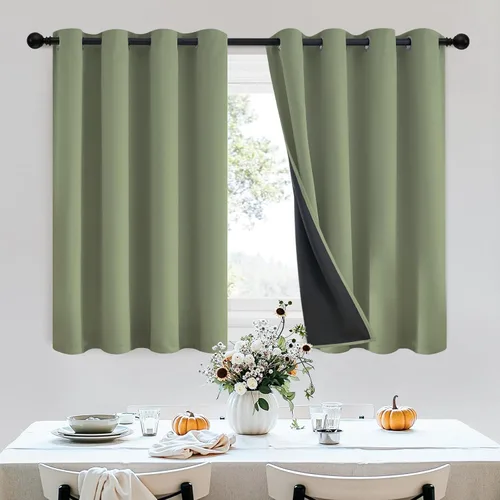 Vista 69 de SimpleHome - Cortinas opacas 100% para recámara, cortinas de ventana con ojales beige, con aislamiento térmico, cortinas de oscurecimiento