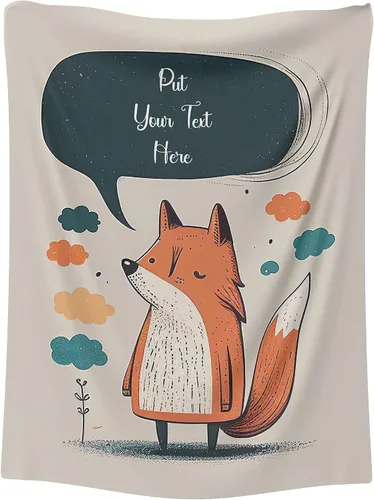 Vista 8 de Personalized Baby Blankets for Girls and Boy - Unique Cat, Birthday Gifts for Cat Lovers, Cat Dad Gifts for Men, and Funny Cat Gifts for Women 30" x
